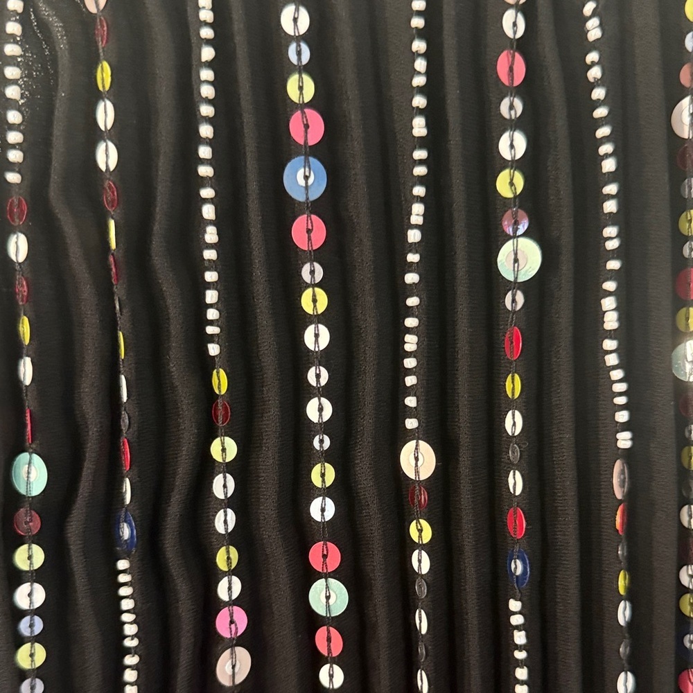FARM Rio Elegant Black Maxi Dress with Sparkling Details - Picture 6 of 11